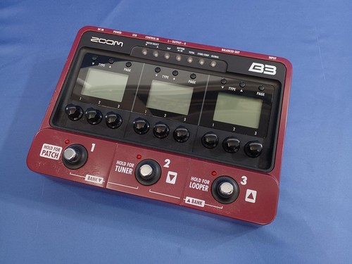 Zoom bass multi effects - bass, pedal