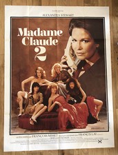 AFFICHE DE CINEMA 120 PAR 160 CM : MADAME CLAUDE 2 @ EROTIQUE @ FRANCOIS MIMET