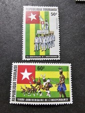 TIMBRE TOGO ANNIVERSAIRE DE