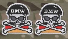 CAFÉ RACER ROCKERS 59 TON-UP-BOY OUTLAW BIKER PATCH SET: Moto BMW SKULL X 2 