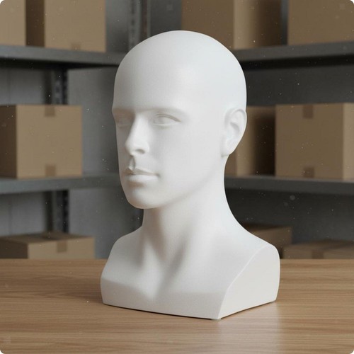 Tête mannequin masculin - tête,