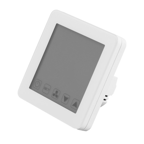 White programmable thermostat - programmable,