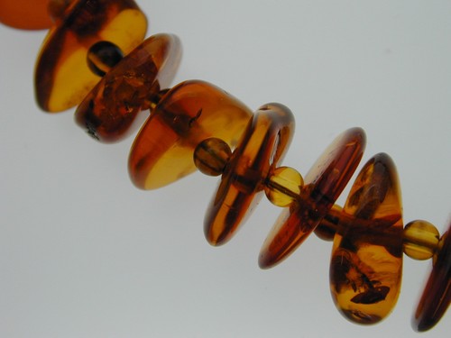 Collier choker ambre - choker, 30"