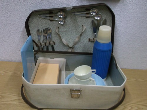 50er 60er pique nique valise - 50er,