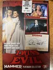 Hammer Platinum Collection 14 Sealed Box Pauline Peart Autograph Card