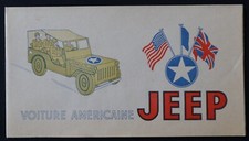 Jeep American Car US Army Editions Willeb Advertising Cutout