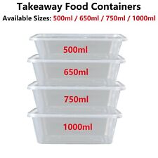 D MART Plastic Food Containers with lids Takeaway Microwave Safe Storage Boxes