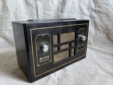 TSF Sonorette Bois Radio 1934 Sonora Art Deco