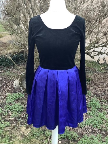 Robe vintage noire - robe,