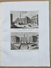 Gravure 1795, Rome : Veduta di