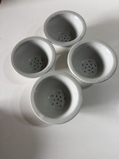 Ancienne Faisselle Céramique Blanche Collection Déco Cuisine Fromage Campagne