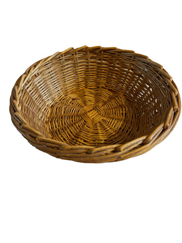 Ancienne corbeille osier - corbeille, en
