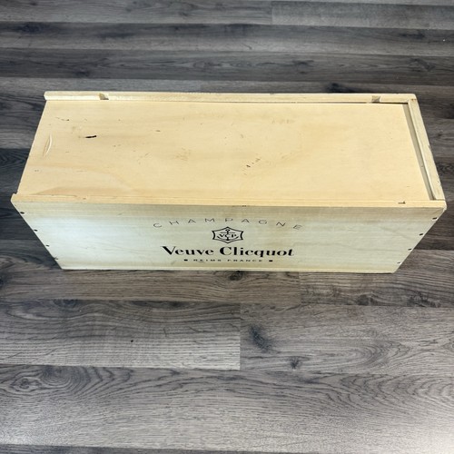 Veuve clicquot wooden crate - veuve,