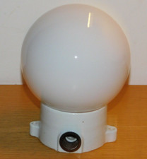 VINTAGE ancien LAMPE globe