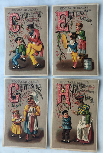 Rare chromo ancien - rare, alphabet