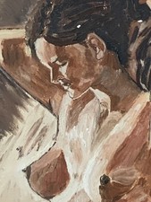 Tableau ancien huile sur toile