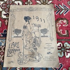 L’ART LYONNAIS PLAQUETTE PUB Autochrome Patents Light SESTIER PHARMACIEN LYON