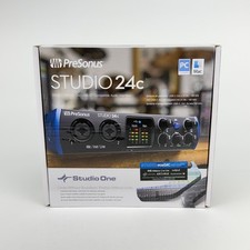 PreSonus Studio 24c USB-C Audio Interface 2x2 24-bit/192kHz MIDI PC Mac USB 2.0