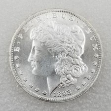 1893-CC Morgan Dollar BU Uncirculated Mint State 90% Silver $1 US Coin