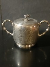 Sucrier métal Argenté WMF  Art Nouveau.