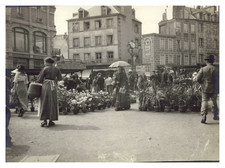 France, Granville, Marché aux