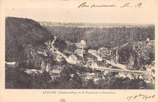 CPA 89 AVALLON COUSIN THE BRIDGE SEEN FROM THE SOIL OF THE SMALL DOOR (back undivided)