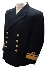 Arrière Admiral Veste Marine Britannique 80s Motif Drapeau Officiers Robe Rn