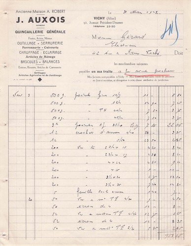 Vichy quincaillerie auxois - quincaillerie,