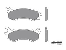 Plaquettes frein scooter avant