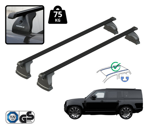 Barres toit nordrive pour - barres,