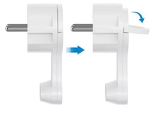 Fiche PRISE électrique plate