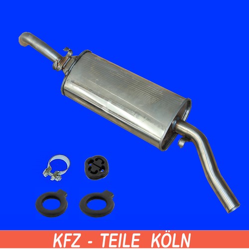 Acier inoxydable silencieux - inoxydable, vw