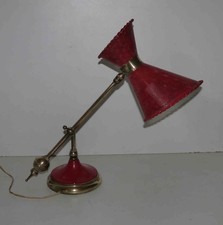 Lampe en métal et laiton