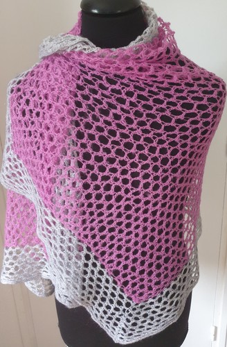 Grand chale neuf crocheté - grand, chale neuf crocheté