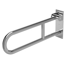 Barre d'appui WC rabattable