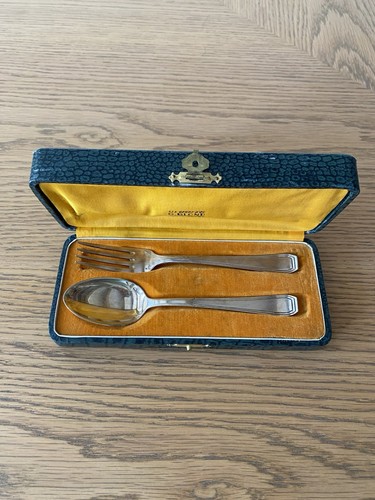 Art deco silver metal baptism - art,