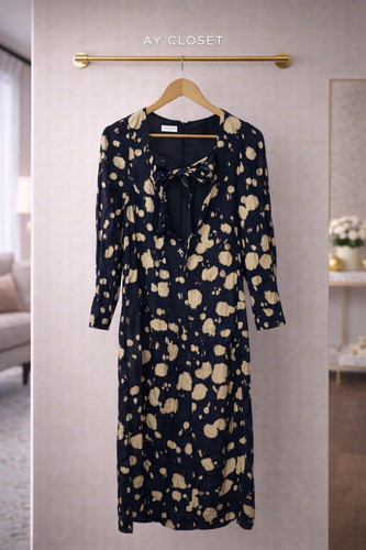 Robe noire motifs manches - noire,