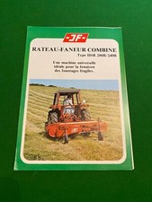 Notice publicitaire MAN Rateau Faneur Combiné type HSR 200R/240R  - Non daté