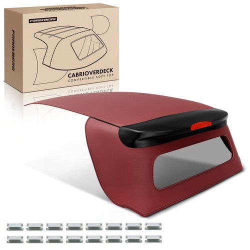 Capote souple rouge pour smart - capote,