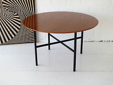 RARE 120cm ROUND FLORENCE KNOLL CONFERENCE TABLE DINING TISCH TEAK TECK 1950s