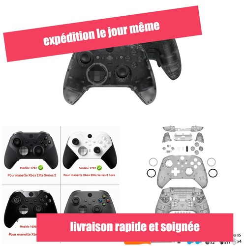 Coque remplacement manette - remplacement,