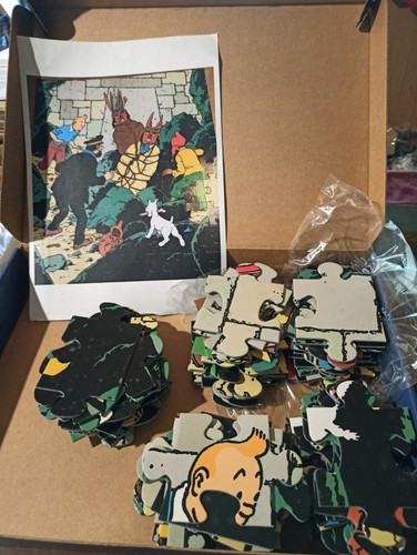 Rare puzzle tintin temple - tintin, le