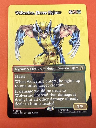 Mtg marvel wolverine - mtg,