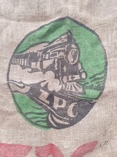 ANCIEN SAC EN TOILE DE JUTE