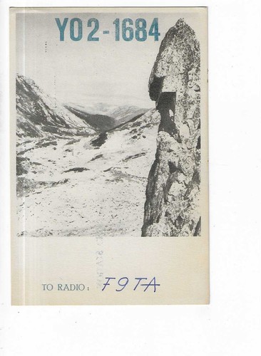 Carte qsl radio - carte, amateur