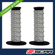 POIGNEE GUIDON GRIS NOIR MOTO