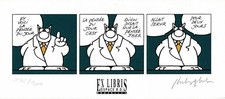 Ex-Libris Geluck - Le Chat