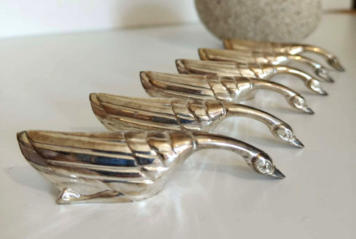 Lot porte couteaux cygnes - lot, 6