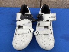 SHIMANO PEDALLING WHITE SHOES 44 IN VERY NICE CONDITION