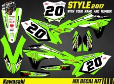 Kit Déco Moto pour / Mx Decal Kit for Kawasaki KXF - Replica 2017
